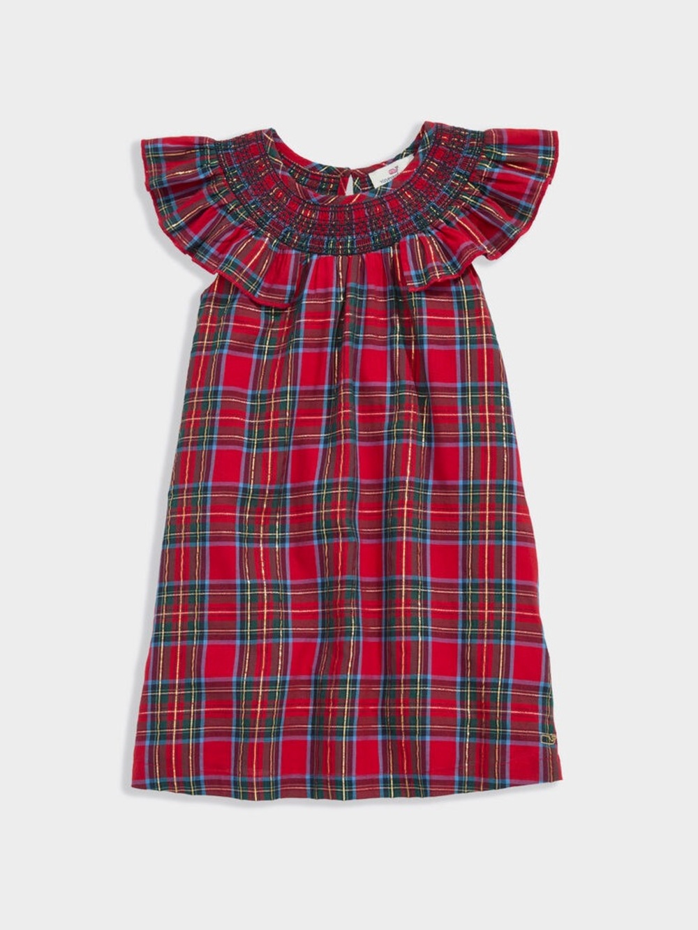 NWT vineyard vines Girls' Regan Tartan Dress size Medium